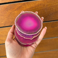 פרוסות אבני אגת ורודה