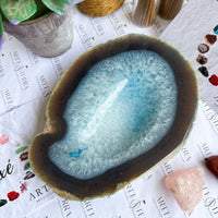 צלוחית, צלחת אבן אגת כחולה