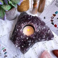 נרות מיוחדים, קריסטלים, אמטיסט