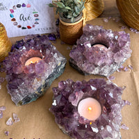 מעמדי נרות אמטיסט