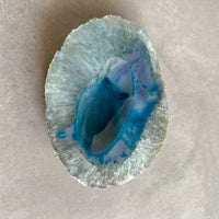 צלחת אבן אגת כחולה