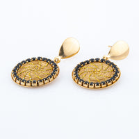 עגילים מיוחדים מצמח הזהב, תכשיטים בעבודת יד, עגילים לאירוע, עגילים קלים, עגילים היפואלרגניים, עגילים בעבודת יד, עגילים שזורים, מתנות מיוחדות, מתנות מקוריות, מתנות אקולוגיות, אופנה טבעונית, מוצרים ירוקים, בת קיימא, vegan friednly