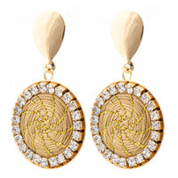 עגילים מיוחדים מצמח הזהב, תכשיטים בעבודת יד, עגילים לאירוע