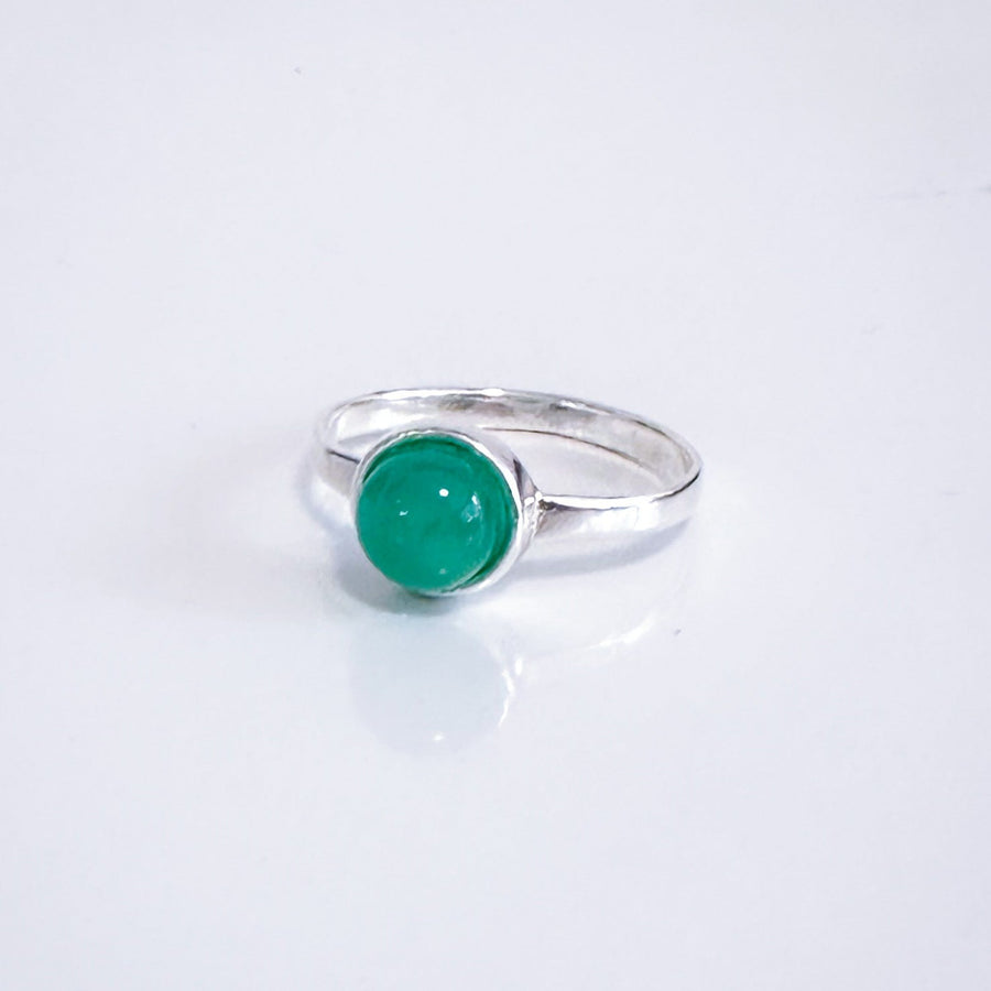 טבעת מיה אגת ירוקה