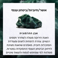 צמיד יאמנג׳ה אגת ירוקה