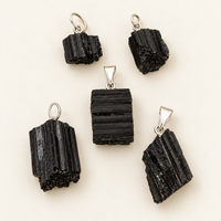 תליון טורמלין שחור